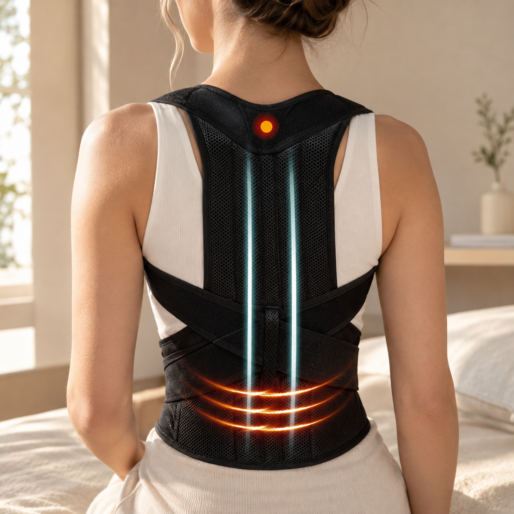 Combo Herstel — Massage Gun + Houdingscorrector