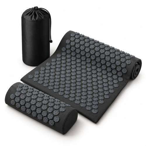 Acupressuur Mat met Kussen – Nekmassage Set