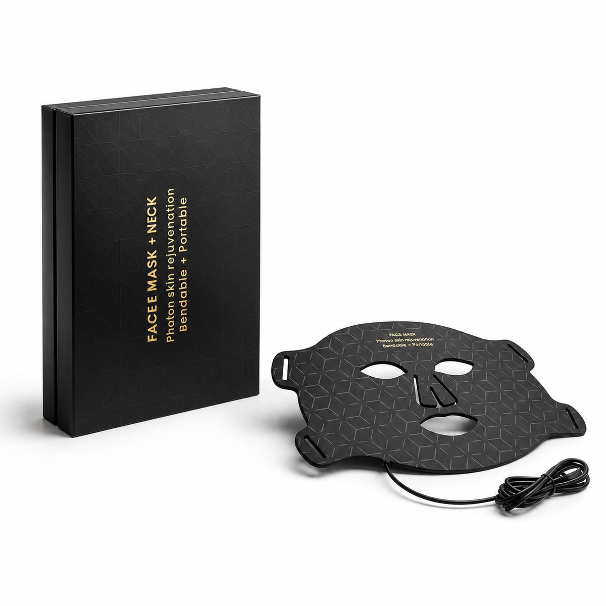 LED Siliconen Gezichtsmasker – Rood & Blauw Lichttherapie